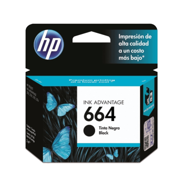 TINTA HP 664 NEGRO F6V29AL DJ 2135 2ML