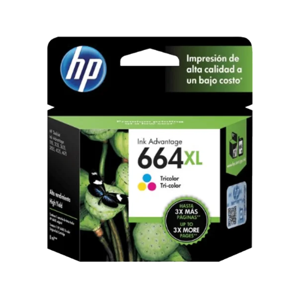 TINTA HP 664XL COLOR F6V30AL 8ML