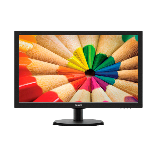 MONITOR 19" PHILIPS 193V5LHSB2/55 HD HDMI/VGA/5MS/NEGRO/BIVOLT