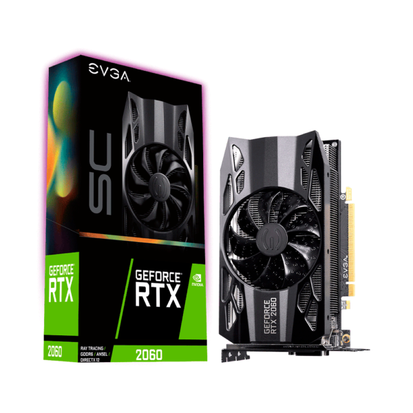 PLACA DE VIDEO EVGA RTX2060 SC GAMING 6GB DDR6  06G-P4-2062-KR
