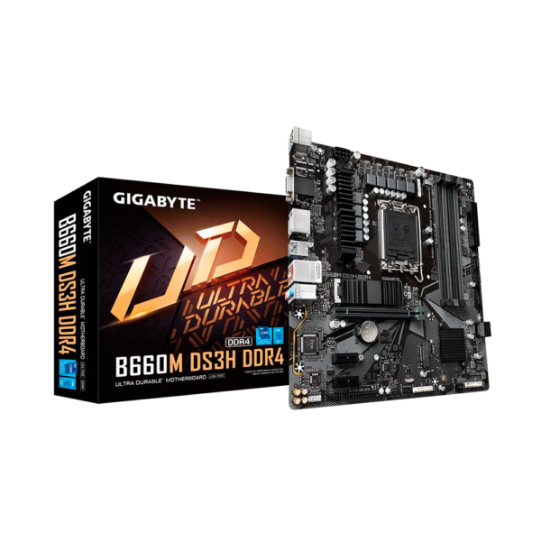 PLACA MADRE GIGABYTE 1700 B660M DS3H DDR4 V/S/R/HDMI/DP/2M2/DDR4/USB3.2/MATX