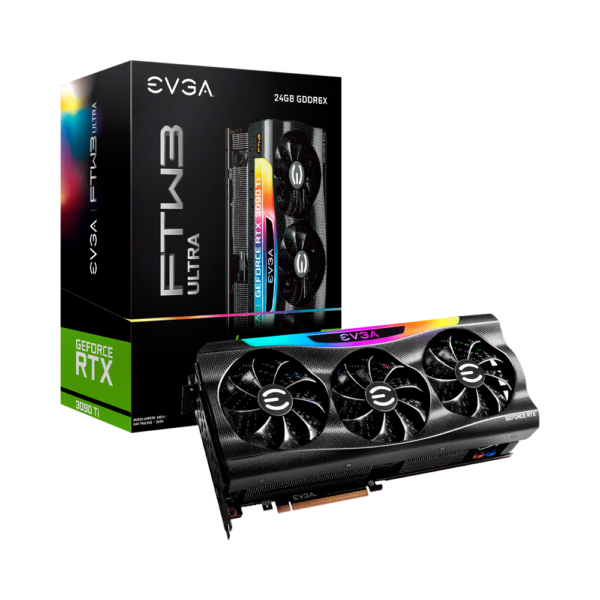 PLACA DE VIDEO EVGA RTX3090TI FTW3 ULTRA GAMING 24GB DD6X 24G-P5-4985-KR ARGB ELEASH