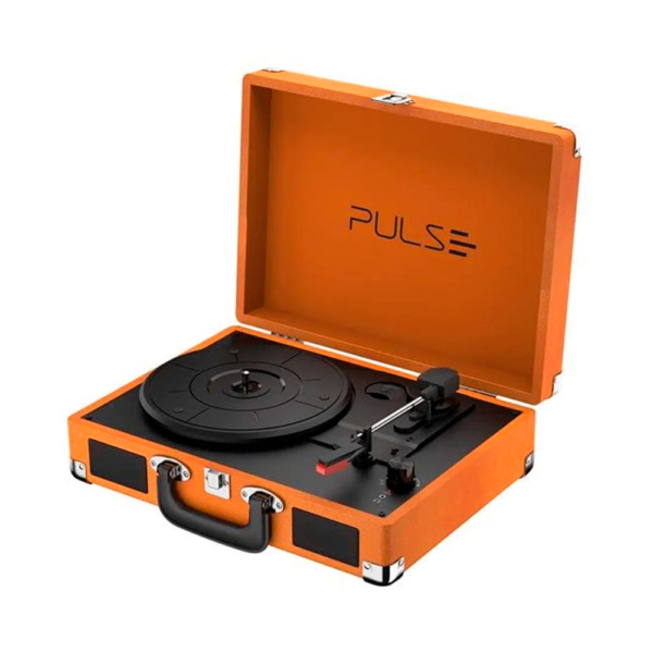 Vitrola Multilaser SP364 Retro Pulse Maletin 5W BT/USB/AUX
