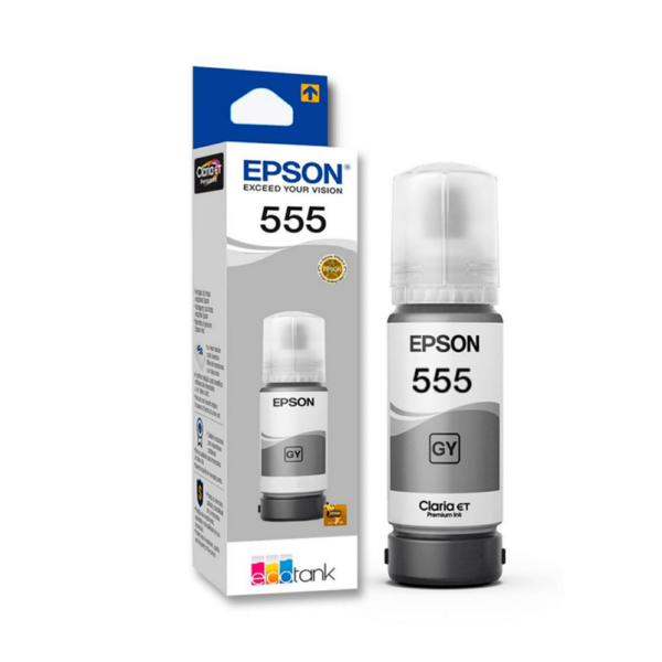 TINTA EPSON T555 520 GRIS L8160/L8180 70ML T555520-AL