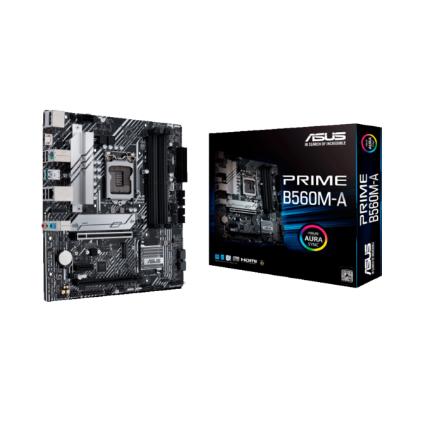 PLACA MADRE ASUS 1200 PRIME B560M-A S/R/HDMI/DP/DD4/2M2/USB3.2/MATX/AURA