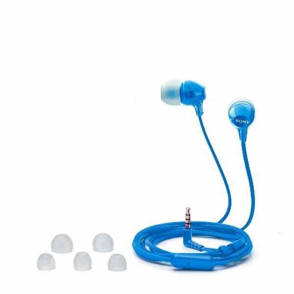 AURICULAR SONY MDR-EX15AP BLUE C/MIC.