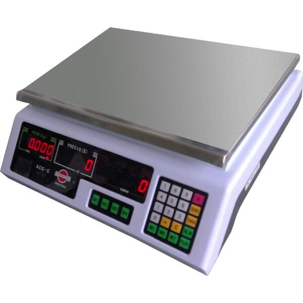 Balanza electronica tokyo industrial mod acs-c 30kgs c/bateria 220v