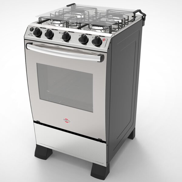 Cocina a Gas Tokyo Euro 4 hornallas Inox