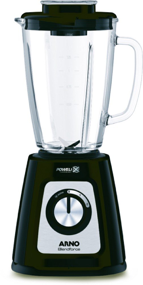 LICUADORA LN4358B2 ARNO BLENDFORCE CON VASO DE VIDRIO NEGRO 2VEL.