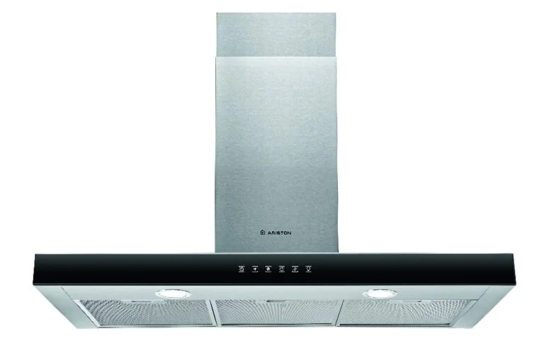 Campana ariston ahbs9.7fltix 90cm inox 3vel touch
