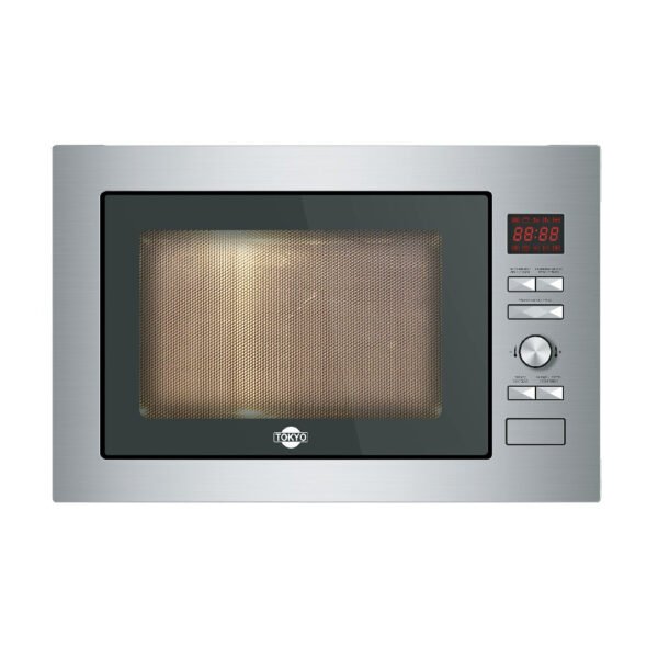 Microondas empotrable tokyo 25lts inox digital c/grill y visor