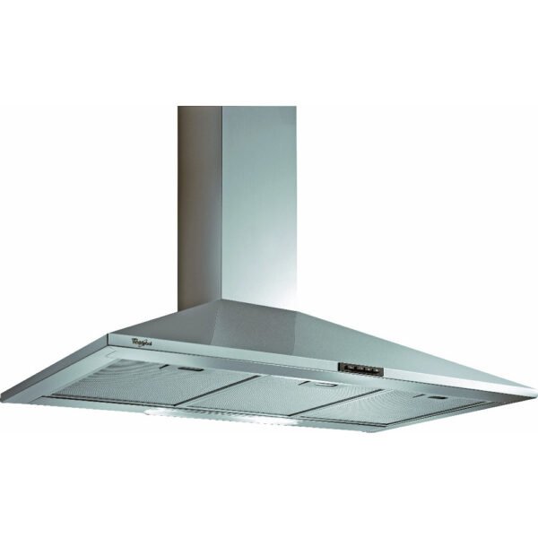 Campana whirlpool chimney wai95ardwl 90cm inox