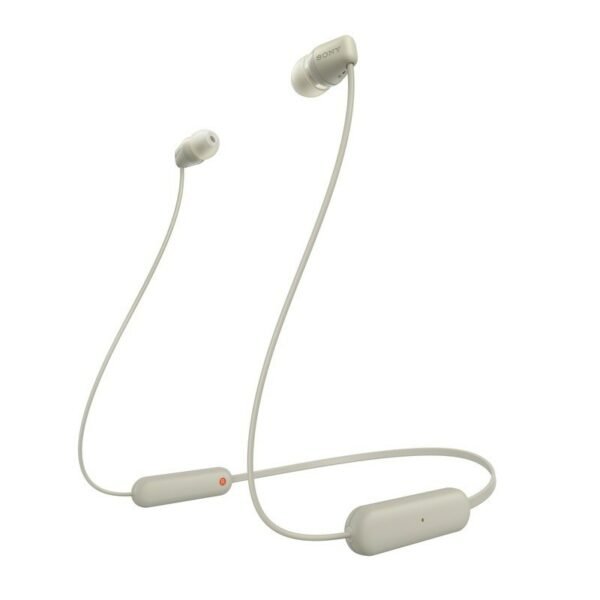 AURICULAR SONY WI-C100 C/BLUETOOTH GRAY