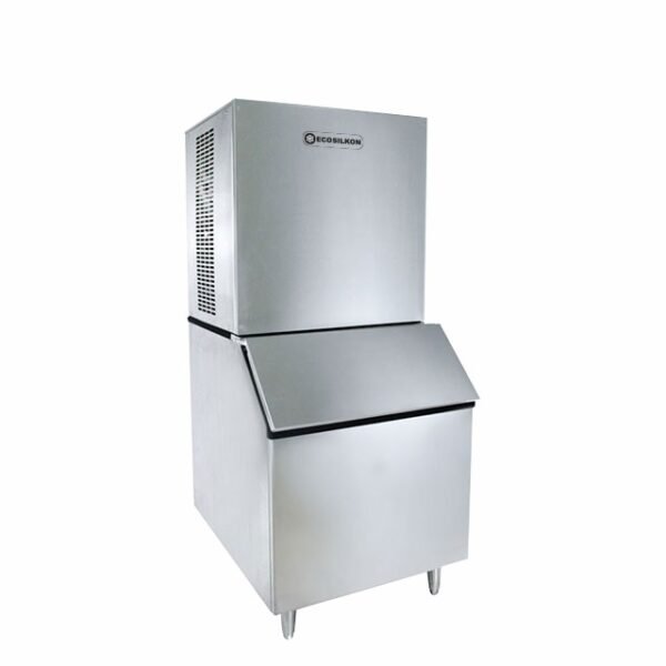 FABRICADORA HIELO ECOSILKON 227/460KG/24H CAP DEP 160 KG AC.INOX ZBL480