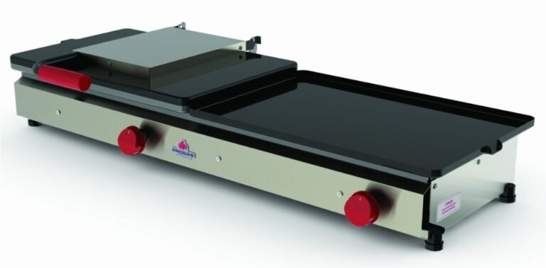 HAMBURGUESERA PROGAS DOBLE 1PRENSA A GAS MOD PR-950GN