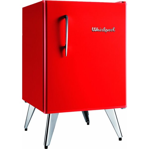Frigobar Whirlpool Vintage wra08bvd rojo 80L Frio Húmedo + adaptador