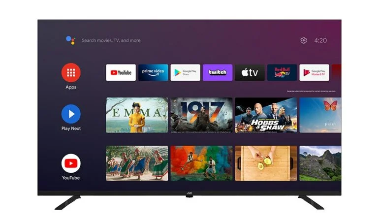 TV JVC 58 SMART 4K ANDROID 11 MOD LT-58KB527