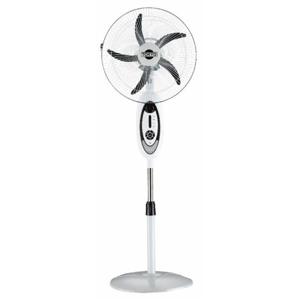 Ventilador de pie tokyo a bateria y electrico 16 c/ control remoto