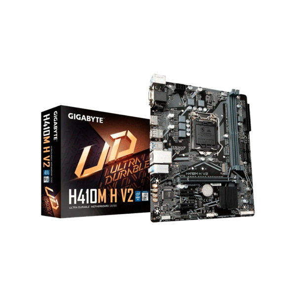 PLACA MADRE GIGABYTE 1200 H410M H V2 V/S/R/HDMI/M2/DDR4/USB3.2/MATX