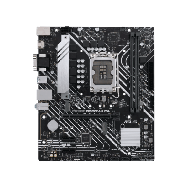 PLACA MADRE ASUS 1700 PRIME B660M-K D4 V/S/R/HDMI/2M2/DDR4/USB3.2/MATX