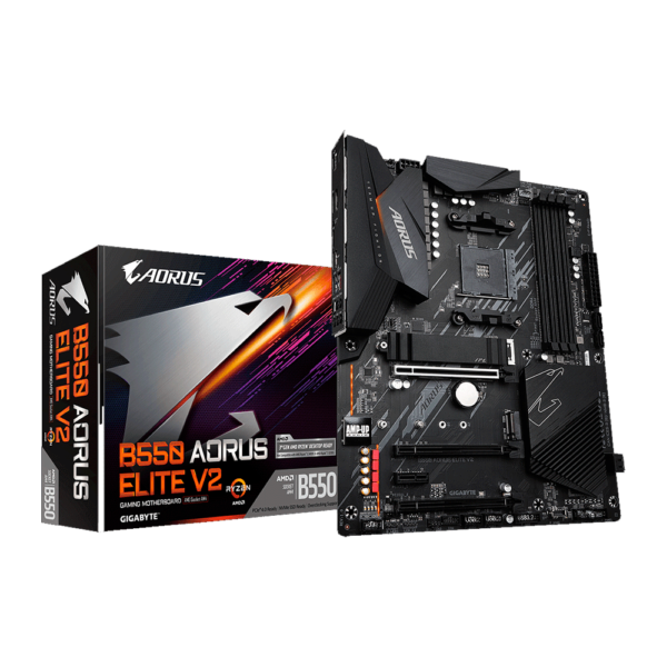 PLACA MADRE GIGABYTE AM4 B550 AORUS ELITE V2 S/R/HDMI/DP/2M2/DDR4/USB3.2/ATX