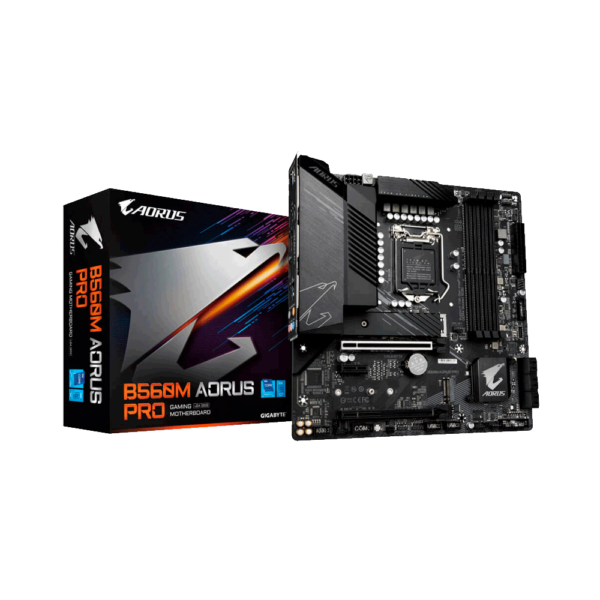 PLACA MADRE GIGABYTE 1200 B560M AORUS PRO S/R/HDMI/DP/2M2/DD4/USB3.2/MATX