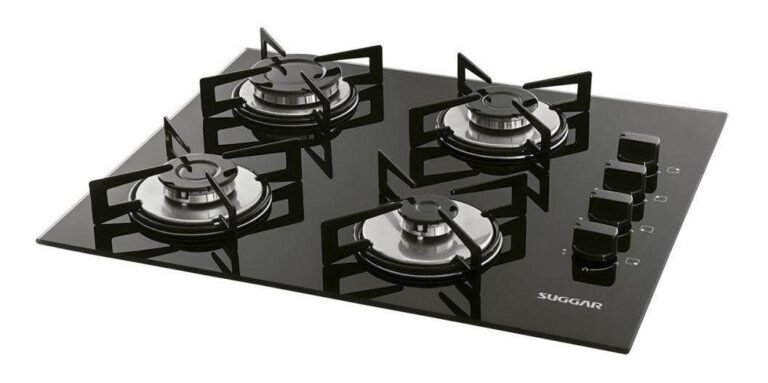 Cocina Cooktop A Gas 4H Negro Suggar