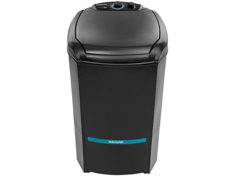 Lavarropa Lavamax Ecosuggar 14Kg Negro Suggar