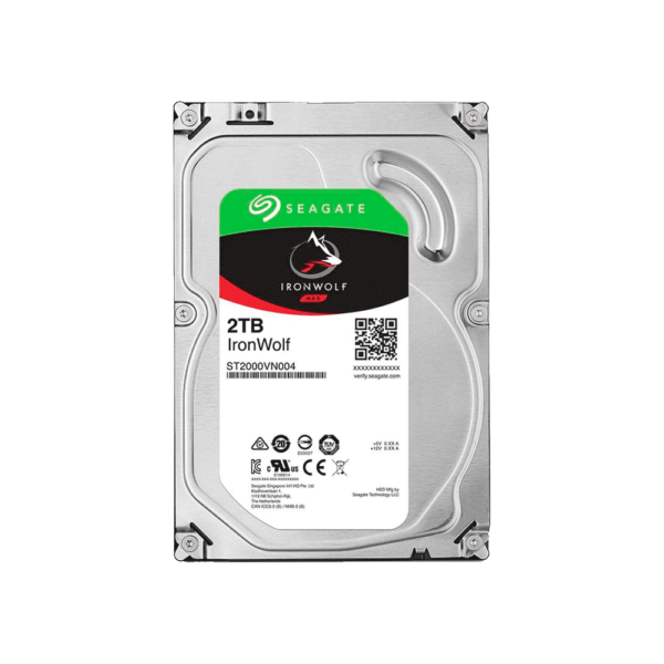 DISCO DURO SATA3  2TB SEAGATE IRONWOLF NAS 5900 64MB ST2000VN004