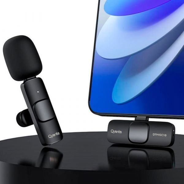 Microfono Inalambrico Quanta Qtmisc10 Usb Tipo C