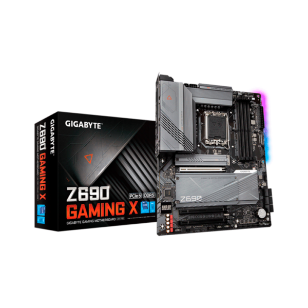 PLACA MADRE GIGABYTE 1700 Z690 GAMING X S/R/4M2/DDR5/HDMI/DP/USB3.2/ATX/RGB