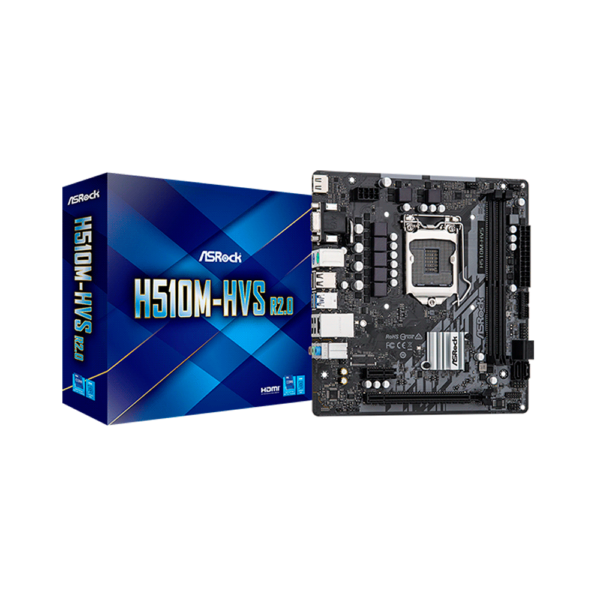PLACA MADRE ASROCK 1200 H510M-HVS R2.0 V/S/R/DDR4/USB3.2/MATX
