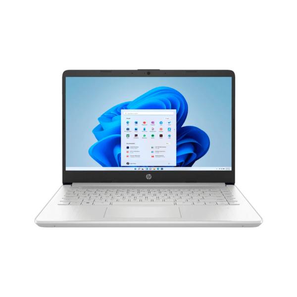 Notebook hp 14-dq2029la core i5 2.4/8g/256ssd/w11h/14" hd/plata