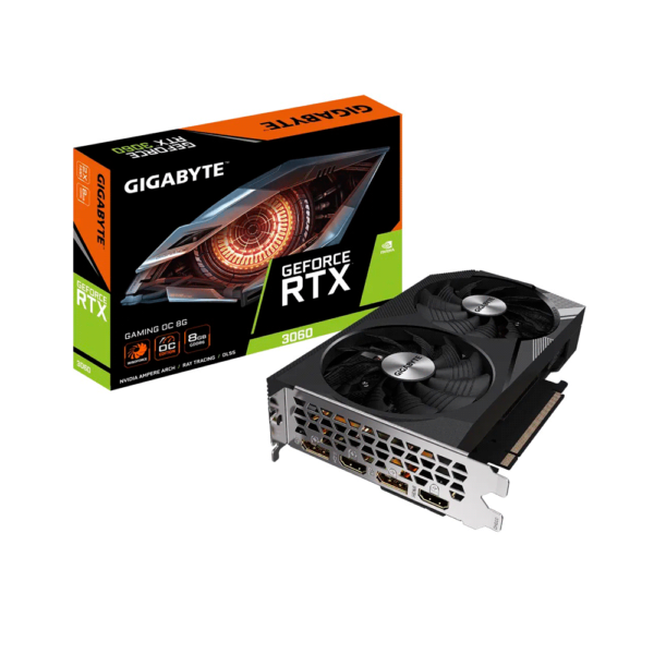 Placa de video gigabyte rtx3060 gaming oc 8gb gddr6 gv-n3060gaming oc-8gd