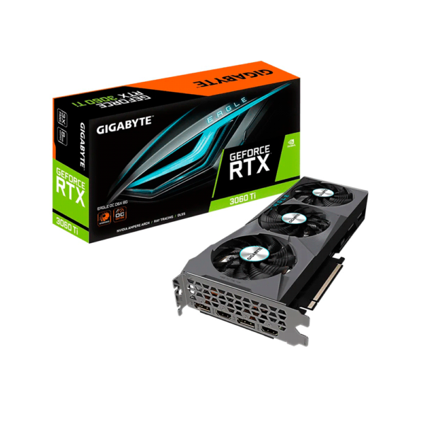 Placa de video gigabyte rtx3060ti eagle oc 8gb gddr6 gv-n306txeagle oc-8gd