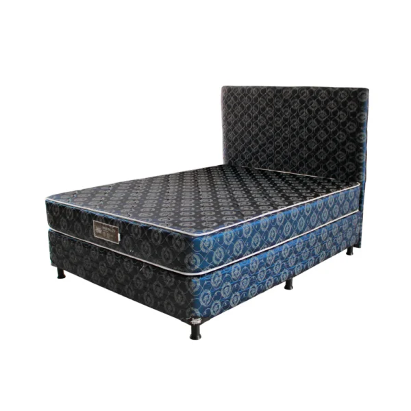 Somier Super Spuma Rt Pop Plus Pw (Py,Tc) 140X190 Negro(Colchon +Base+Cabecera)