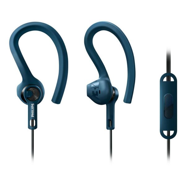 Auricular Philips In Ear Sport Shq1405Bl,00 Mic