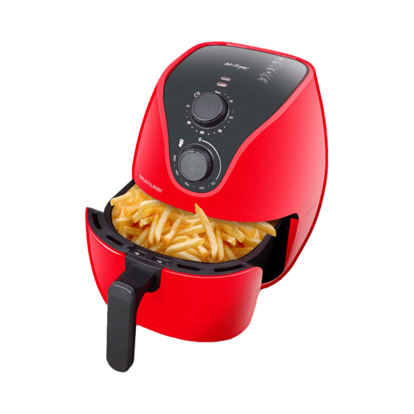 Freidora Sin Aceite 4L 1500W 220W Rojo Con Niveles Ce084 Multilaser