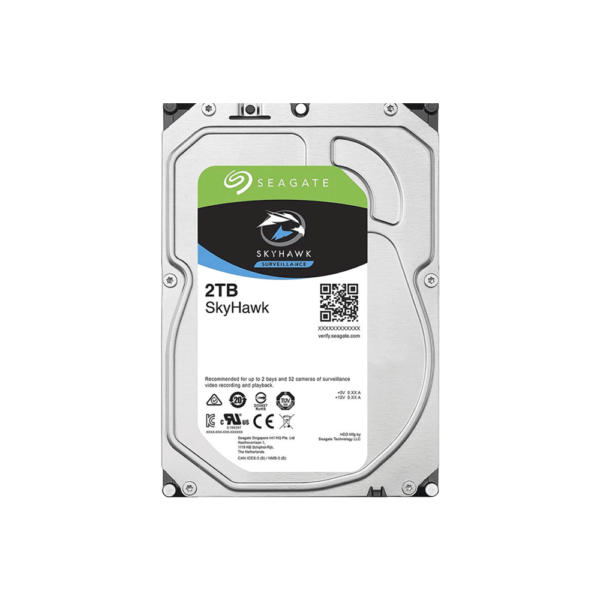 DISCO DURO SATA3 2TB SEAGATE SKYHAWK 5400 256MB ST2000VX015 SURVEILLANCE