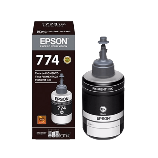TINTA EPSON T774 120 NEGRO M100/M105/M200/M205