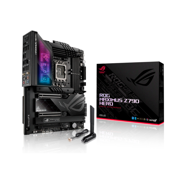 Placa Madre Asus 1700 Rog Maximus Z790 Hero S/R/Hdmi/Wifi/3M2/Ddr5/Usb3.2/Atx/Aura