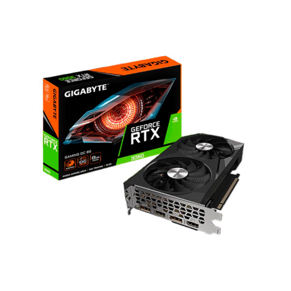 PLACA DE VIDEO GIGABYTE RTX3060 GAMING OC 8GB GDDR6 GV-N3060GAMING OC-8GD R2.0