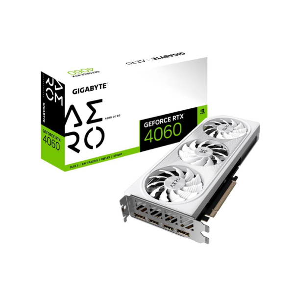 PLACA DE VIDEO GIGABYTE RTX4060 AERO OC 8GB GDDR6 GV-N4060AERO OC-8GD