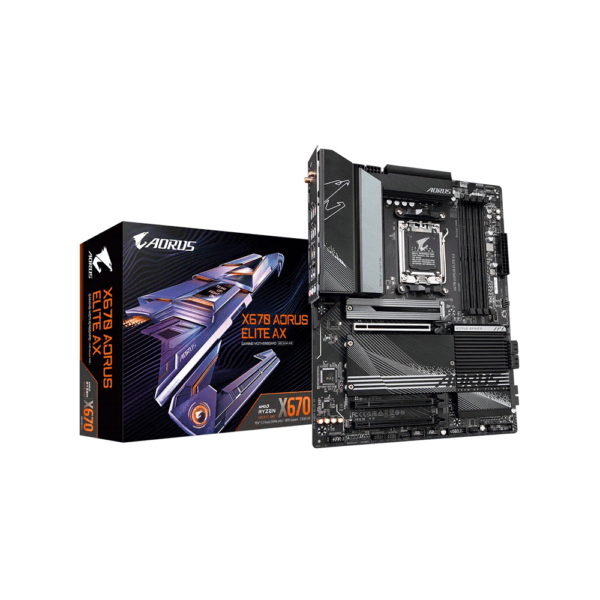 PLACA MADRE GIGABYTE AM5 X670 AORUS ELITE AX DDR5 S/R/HDMI/4M2/USB3.2/ATX
