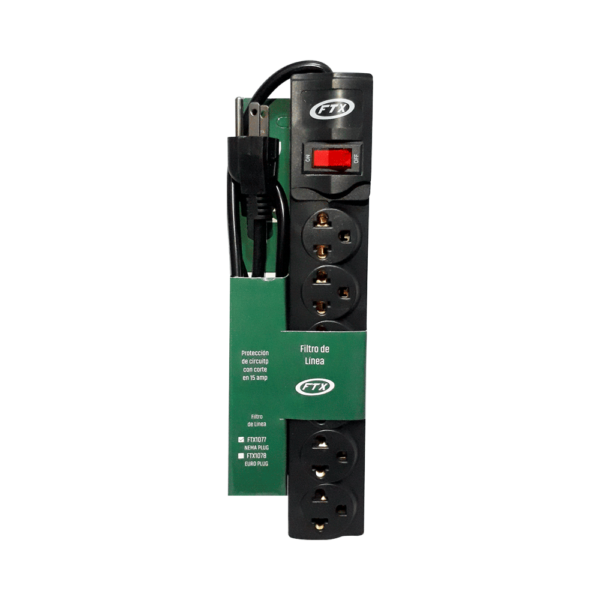 FILTRO DE LINEA FTX1077 6 TOMAS NEMA USA