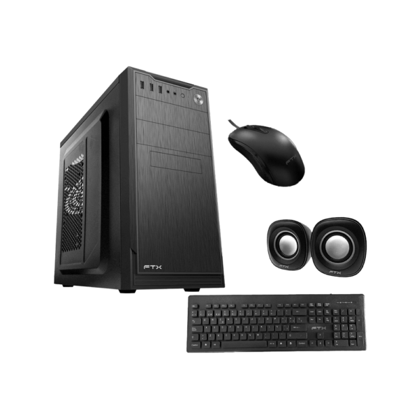 GABINETE KIT FTX5852 500W+ MOUSE+ TECLADO ESPAÑOL+ SPEAKER