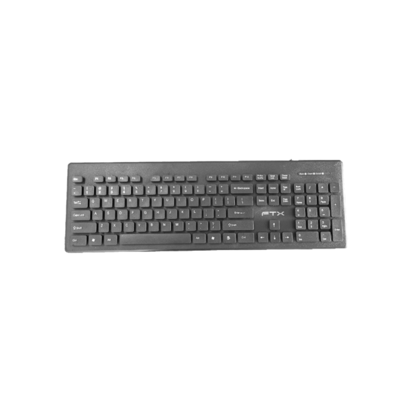 TECLADO FTX USB FTXK100E INGLES/NEGRO