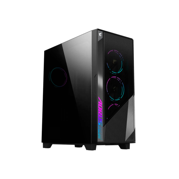 GABINETE GIGABYTE AORUS GB-AC500G GLASS BLACK S/FUENTE FUSION RGB 2.0