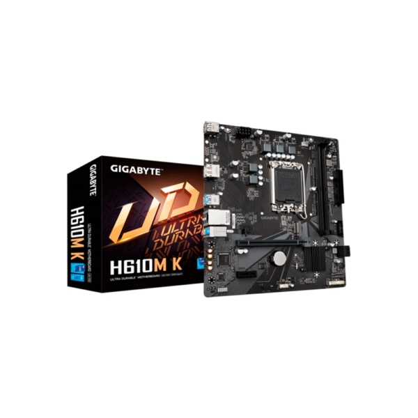 PLACA MADRE GIGABYTE 1700 H610M K DDR5 S/R/HDMI/DP/M2/USB3.2/MATX