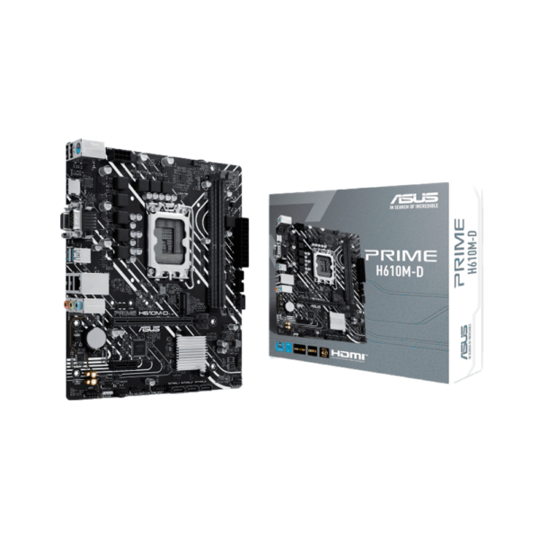 Placa Madre 1700 H610M-D Ddr5 Prime Asus V/S/R/Hdmi/M2/Com/Usb3.2/Matx